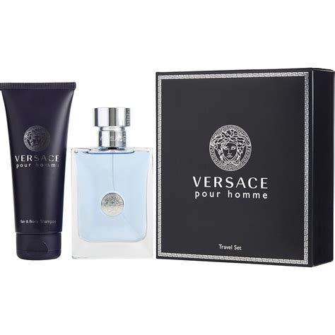 versace two piece sets|Versace aftershave set.